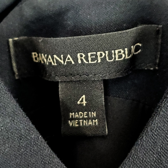 Banana Republic Black Sleeveless Midi Dress Size 4 - Picture 7 of 10